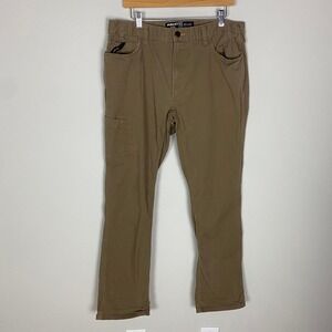 Ariat Rebar M4 Relaxed Straight Work Pants Khaki Size 36x34 Mens Tough